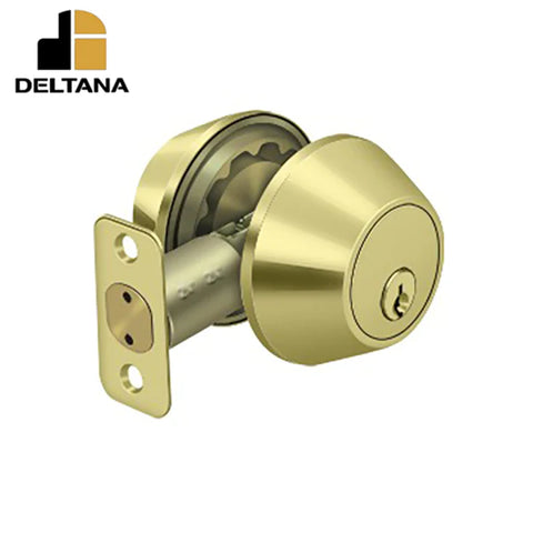 Deltana - Double Cylinder Deadbolt - Grade 3 - KA2 Heavy Duty - 2-3/8" Backset - 1 3/8" - 2" Door Thickness - Optional Finish Deltana - Double Cylinder Deadbolt - Grade 3 - KA2 Heavy Duty - 2-3/8" Backset - 1 3/8" - 2" Door Thickness - Optional Finish