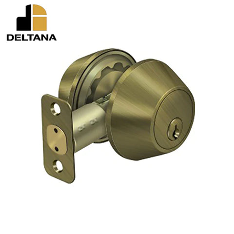 Deltana - Double Cylinder Deadbolt - Grade 3 - KA2 Heavy Duty - 2-3/8" Backset - 1 3/8" - 2" Door Thickness - Optional Finish Deltana - Double Cylinder Deadbolt - Grade 3 - KA2 Heavy Duty - 2-3/8" Backset - 1 3/8" - 2" Door Thickness - Optional Finish