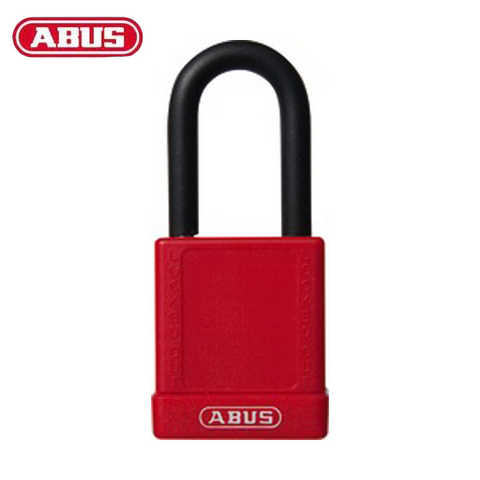Abus - 19250 - Plastic-Covered Aluminum Core Padlock 74/40 - Optional Keying - Optional Finish - Optional Number Of Locks - UHS Hardware Abus - 19250 - Plastic-Covered Aluminum Core Padlock 74/40 - Optional Keying - Optional Finish - Optional Number Of Locks - UHS Hardware