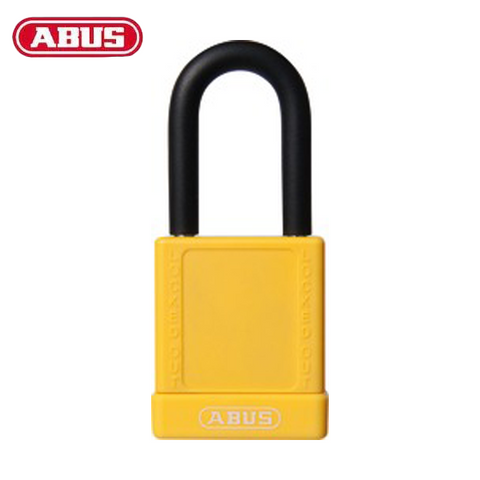Abus - 19250 - Plastic-Covered Aluminum Core Padlock 74/40 - Optional Keying - Optional Finish - Optional Number Of Locks - UHS Hardware Abus - 19250 - Plastic-Covered Aluminum Core Padlock 74/40 - Optional Keying - Optional Finish - Optional Number Of Locks - UHS Hardware
