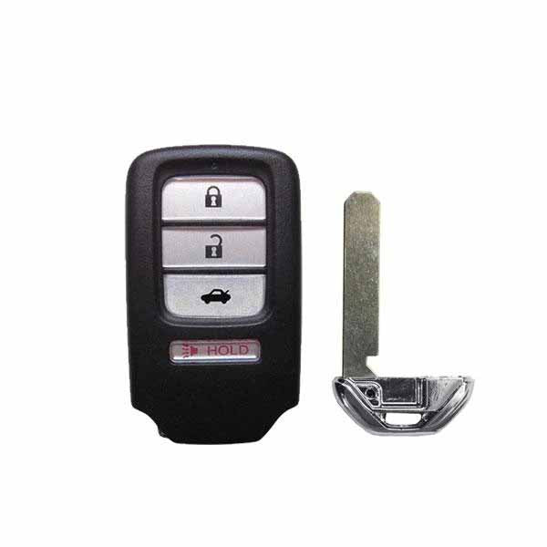2017-2020 Honda Civic / 4-Button Smart Key / PN: 72147-TBA-A01 / KR5V2X (RSK-HON-K2T) - UHS Hardware 2017-2020 Honda Civic / 4-Button Smart Key / PN: 72147-TBA-A01 / KR5V2X (RSK-HON-K2T) - UHS Hardware