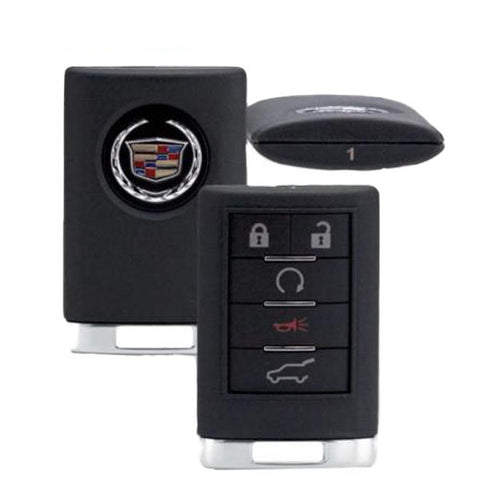 2007-2013 Cadillac CTS / 5-Button Key FOB / PN: 5923883/ OUC6000066 / Driver #1 (Strattec) - UHS Hardware 2007-2013 Cadillac CTS / 5-Button Key FOB / PN: 5923883/ OUC6000066 / Driver #1 (Strattec) - UHS Hardware