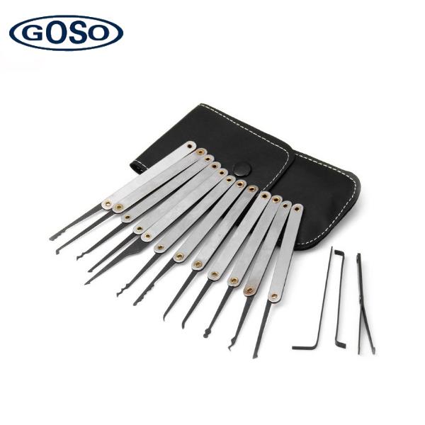 GOSO - 12 Pieces Lock Pick Set with Leather Case – UHS Hardware