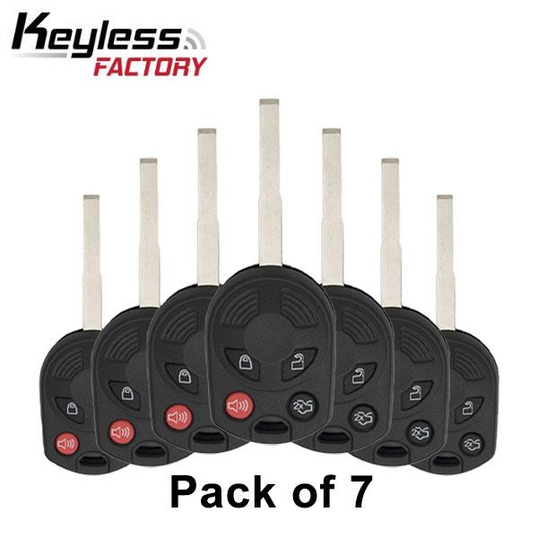 2012-2019 Ford / 4-Button Remote Head Key / PN: 164-R8046 / OUCD6000022 (Pack of 7) - UHS Hardware 2012-2019 Ford / 4-Button Remote Head Key / PN: 164-R8046 / OUCD6000022 (Pack of 7) - UHS Hardware
