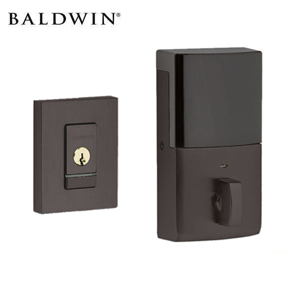 Baldwin Estate Evolved - 8220.B Contemporary Electronic Deadbolt - Singl Cyl - Bluetooth - 112 - Venetian Bronze - Grade 2 - UHS Hardware Baldwin Estate Evolved - 8220.B Contemporary Electronic Deadbolt - Singl Cyl - Bluetooth - 112 - Venetian Bronze - Grade 2 - UHS Hardware