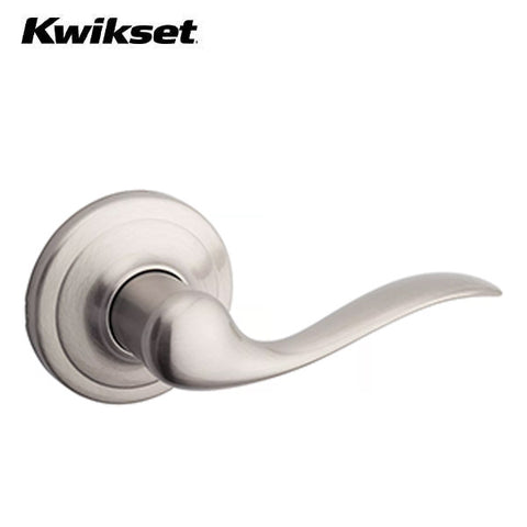 Kwikset - 720TNL - Tustin Lever - Round Rose - Passage - 15 - Satin Nickel - UHS Hardware Kwikset - 720TNL - Tustin Lever - Round Rose - Passage - 15 - Satin Nickel - UHS Hardware
