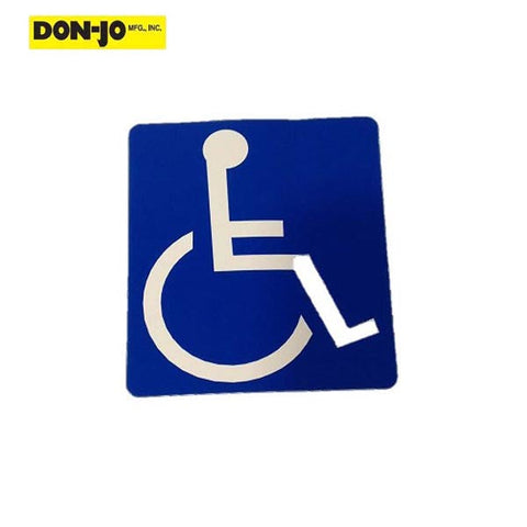 Don-Jo - HD 1 - Handicap Decal - UHS Hardware Don-Jo - HD 1 - Handicap Decal - UHS Hardware