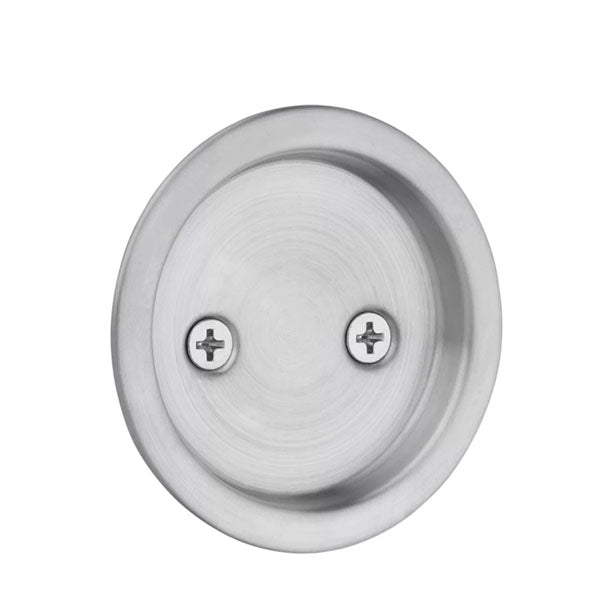 Kwikset - 93340 - Round Pocket Door Lock - Passage - 26D - Satin Chrome - UHS Hardware Kwikset - 93340 - Round Pocket Door Lock - Passage - 26D - Satin Chrome - UHS Hardware