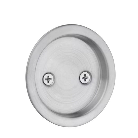 Kwikset - 93340 - Round Pocket Door Lock - Passage - 26D - Satin Chrome - UHS Hardware Kwikset - 93340 - Round Pocket Door Lock - Passage - 26D - Satin Chrome - UHS Hardware