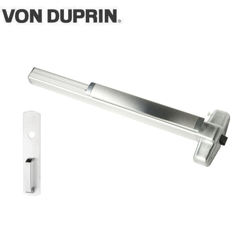 Von Duprin - 99NL-3-26D - Rim Exit Device with Night Latch Pull - Satin Chrome - 3 Foot - Grade 1 Von Duprin - 99NL-3-26D - Rim Exit Device with Night Latch Pull - Satin Chrome - 3 Foot - Grade 1