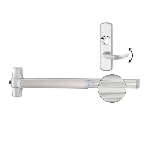 Von Duprin - 99L-17 3 - Rim Exit Device with Classroom Lever - Grooved - Aluminum - 3 Foot - UHS Hardware Von Duprin - 99L-17 3 - Rim Exit Device with Classroom Lever - Grooved - Aluminum - 3 Foot - UHS Hardware