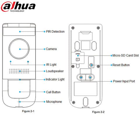 Dahua / 1080P WiFi Video Doorbell / 2MP / DH-DB11 - UHS Hardware Dahua / 1080P WiFi Video Doorbell / 2MP / DH-DB11 - UHS Hardware