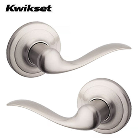 Kwikset - 720TNL - Tustin Lever - Round Rose - Passage - 15 - Satin Nickel - UHS Hardware Kwikset - 720TNL - Tustin Lever - Round Rose - Passage - 15 - Satin Nickel - UHS Hardware