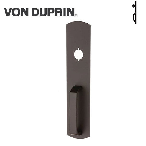 Von Duprin - 230NL - Pull Plate w/ Escutcheon Nightlatch - 695 - Dark Bronze - UHS Hardware Von Duprin - 230NL - Pull Plate w/ Escutcheon Nightlatch - 695 - Dark Bronze - UHS Hardware