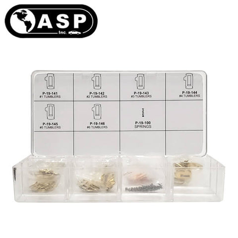 1990-2003 Honda Acura / HD103 / X214 / 8 Cut / Keying Tumbler Kit / A-19-104 (ASP) - UHS Hardware 1990-2003 Honda Acura / HD103 / X214 / 8 Cut / Keying Tumbler Kit / A-19-104 (ASP) - UHS Hardware
