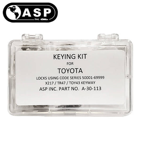 1994-2019 Toyota / X217 / TR47 / 10 Cut / Keying Tumbler Kit / A-30-113 (ASP) - UHS Hardware 1994-2019 Toyota / X217 / TR47 / 10 Cut / Keying Tumbler Kit / A-30-113 (ASP) - UHS Hardware
