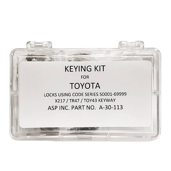1994-2019 Toyota / X217 / TR47 / 10 Cut / Keying Tumbler Kit / A-30-113 (ASP) - UHS Hardware 1994-2019 Toyota / X217 / TR47 / 10 Cut / Keying Tumbler Kit / A-30-113 (ASP) - UHS Hardware