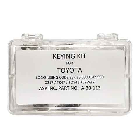1994-2019 Toyota / X217 / TR47 / 10 Cut / Keying Tumbler Kit / A-30-113 (ASP) - UHS Hardware 1994-2019 Toyota / X217 / TR47 / 10 Cut / Keying Tumbler Kit / A-30-113 (ASP) - UHS Hardware