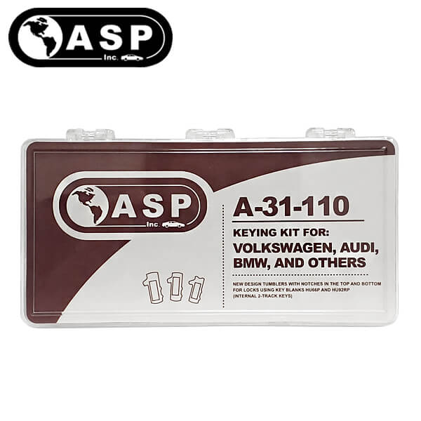 1996-2015 Audi / Volkswagen/ BMW / HU66 / HU92R / Keying Tumbler Kit / A-31-110 (ASP) - UHS Hardware 1996-2015 Audi / Volkswagen/ BMW / HU66 / HU92R / Keying Tumbler Kit / A-31-110 (ASP) - UHS Hardware