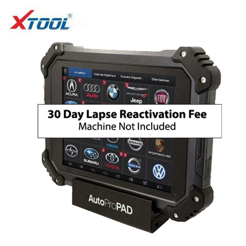 AutoProPAD 30 Day Lapse Reactivation Fee - ( machine sold separately ) - UHS Hardware AutoProPAD 30 Day Lapse Reactivation Fee - ( machine sold separately ) - UHS Hardware
