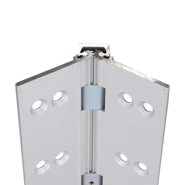 ABH - A110 - Continuous Gear Hinge w/ EPT Prep - Full Mortise - 83" length - LHR - Clear Aluminum - Grade 1 - UHS Hardware