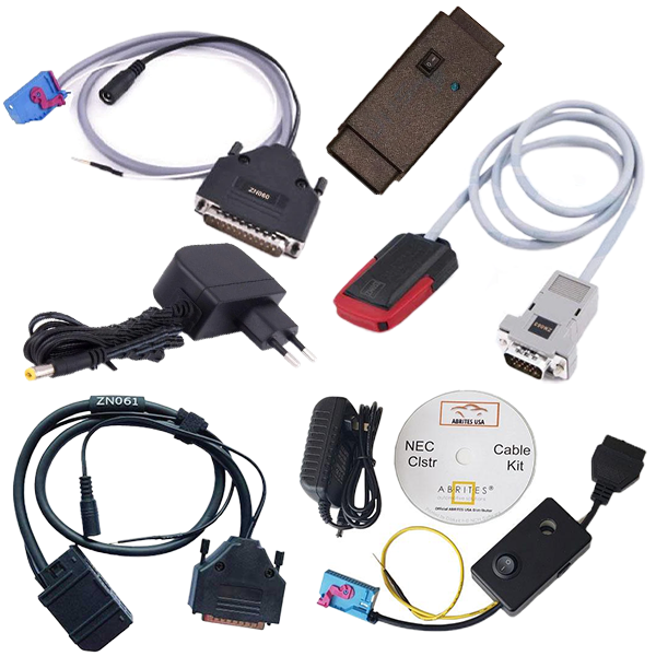 ABRITES - AVDI - VAG KEY Programming Bundle - VN003 + VN006 + VN009 And Adapter Cables - UHS Hardware