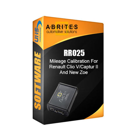 ABRITES - AVDI - RR025 - Mileage Calibration For Renault Clio V/Captur II And New Zoe ABRITES - AVDI - RR025 - Mileage Calibration For Renault Clio V/Captur II And New Zoe