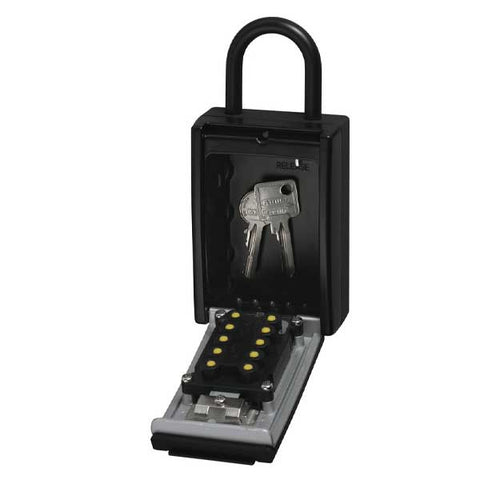 Abus - 777 C KeyGarage - Key Storage Push Button Lock Box w/ Shackle - UHS Hardware Abus - 777 C KeyGarage - Key Storage Push Button Lock Box w/ Shackle - UHS Hardware