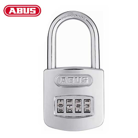 Abus - 160/50HB50 C - Steel / Chrome - 4-Dial Resettable Padlock - 2" Shackle - UHS Hardware Abus - 160/50HB50 C - Steel / Chrome - 4-Dial Resettable Padlock - 2" Shackle - UHS Hardware
