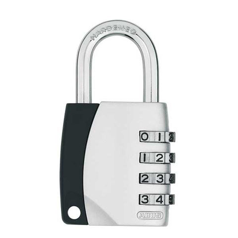Abus - 155/40 C - Chrome - Side 4-Dial Resettable Padlock - UHS Hardware Abus - 155/40 C - Chrome - Side 4-Dial Resettable Padlock - UHS Hardware