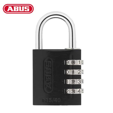 Abus - 145/40 C - Aluminum - 4-Dial Resettable Padlock - Optional Color - UHS Hardware Abus - 145/40 C - Aluminum - 4-Dial Resettable Padlock - Optional Color - UHS Hardware