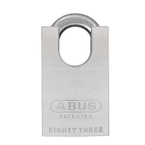 Abus - 83CS/50-300 - Chrome Plated Brass Padlock w/ Shackle Guard - S2 - Schlage C - 5/6 Pin - Rekeyable - 1-57/64" Width - UHS Hardware Abus - 83CS/50-300 - Chrome Plated Brass Padlock w/ Shackle Guard - S2 - Schlage C - 5/6 Pin - Rekeyable - 1-57/64" Width - UHS Hardware