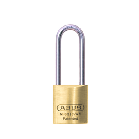 Abus - 83KnK/45HB75 - Premium Loaded Brass Padlock - S2 - KIK Key In Knob - No Cylinder - 1-27/32" Width - UHS Hardware Abus - 83KnK/45HB75 - Premium Loaded Brass Padlock - S2 - KIK Key In Knob - No Cylinder - 1-27/32" Width - UHS Hardware
