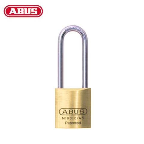 Abus - 83KnK/45HB75 - Premium Loaded Brass Padlock - S2 - KIK Key In Knob - No Cylinder - 1-27/32" Width - UHS Hardware Abus - 83KnK/45HB75 - Premium Loaded Brass Padlock - S2 - KIK Key In Knob - No Cylinder - 1-27/32" Width - UHS Hardware