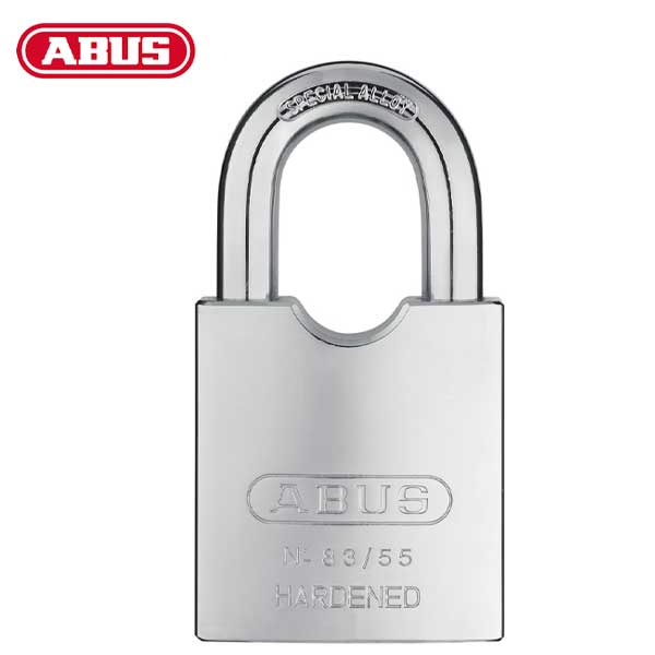 Abus - 83/55-3000 - Hardened Steel Padlock - S2 - Schlage C-L - 5/6 Pin - Rekeyable - 2-11/64" Width - UHS Hardware Abus - 83/55-3000 - Hardened Steel Padlock - S2 - Schlage C-L - 5/6 Pin - Rekeyable - 2-11/64" Width - UHS Hardware