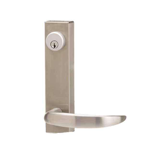 Adams Rite - 3080 - Narrow Stile - Entry Lever Trim - Satin stainless - Non-Handed - UHS Hardware