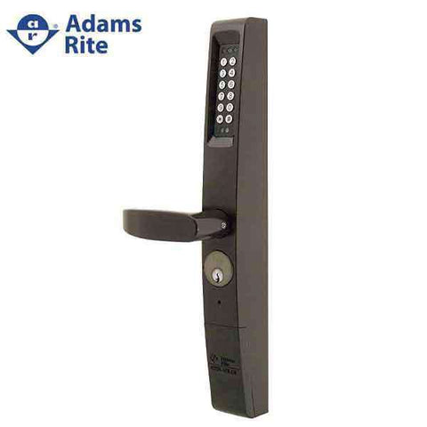 Adams Rite - eForce 3090-150 - Narrow Stile - Keyless Entry Electronic Lever Trim - Dark Bronze Anodized - UHS Hardware Adams Rite - eForce 3090-150 - Narrow Stile - Keyless Entry Electronic Lever Trim - Dark Bronze Anodized - UHS Hardware
