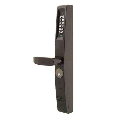 Adams Rite - eForce 3090-150 - Narrow Stile - Keyless Entry Electronic Lever Trim - Dark Bronze Anodized - UHS Hardware Adams Rite - eForce 3090-150 - Narrow Stile - Keyless Entry Electronic Lever Trim - Dark Bronze Anodized - UHS Hardware