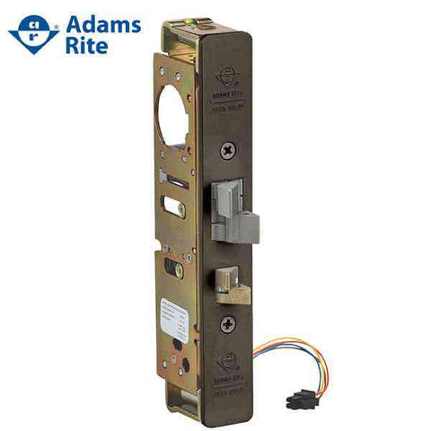 Adams Rite - Steel Hawk 4300 E-Latch - Electrified Deadlatch -1-1/8" Backset - Surface Mount - Std Jamb - Dark Bronze - 12 /16 / 24 VDC - UHS Hardware Adams Rite - Steel Hawk 4300 E-Latch - Electrified Deadlatch -1-1/8" Backset - Surface Mount - Std Jamb - Dark Bronze - 12 /16 / 24 VDC - UHS Hardware