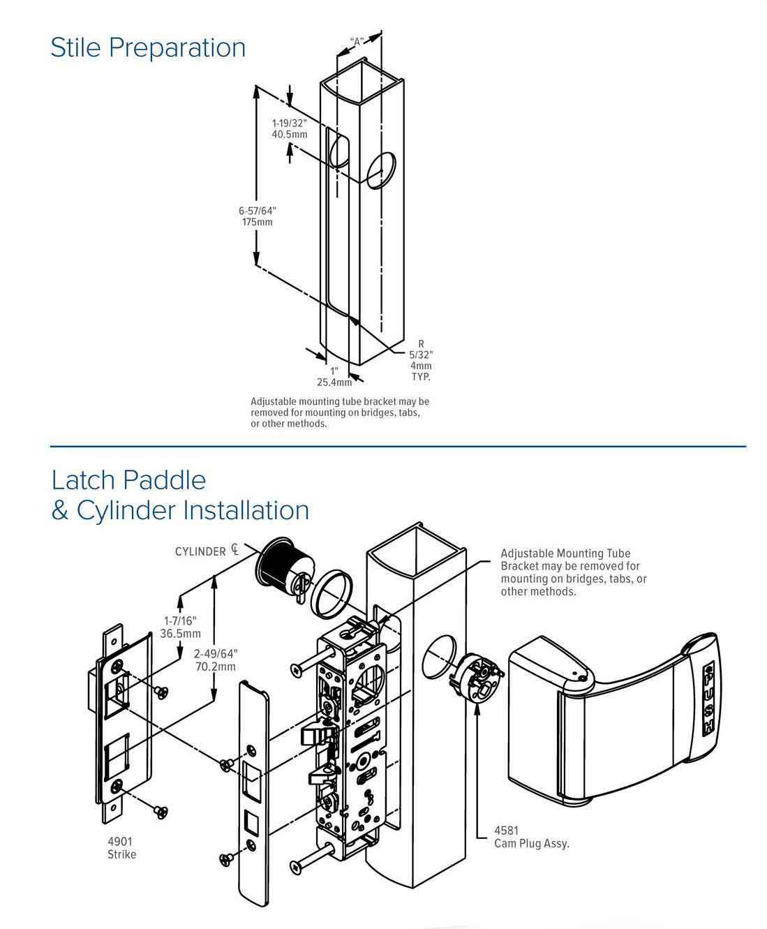 Adams Rite - Steel Hawk 4300 E-Latch - Electrified Deadlatch -1-1/8" Backset - Surface Mount - Std Jamb - Dark Bronze - 12 /16 / 24 VDC - UHS Hardware Adams Rite - Steel Hawk 4300 E-Latch - Electrified Deadlatch -1-1/8" Backset - Surface Mount - Std Jamb - Dark Bronze - 12 /16 / 24 VDC - UHS Hardware