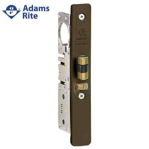 Adams Rite - 4510 - Standard Duty Deadlatch - 1-1/8" Backset - LH /RHR - FLT/ST - Flat Faceplate - Dark Bronze - Metal Door - UHS Hardware Adams Rite - 4510 - Standard Duty Deadlatch - 1-1/8" Backset - LH /RHR - FLT/ST - Flat Faceplate - Dark Bronze - Metal Door - UHS Hardware