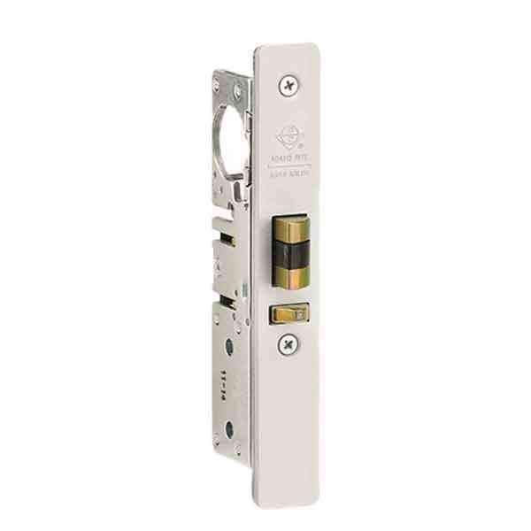 Adams Rite - 4511 -  Standard Duty Deadlatch - 31/32" Backset - LH /RHR - Mortised  2-5/8"  - FLT/ST - Radial Faceplate - Aluminum - Metal Door - UHS Hardware Adams Rite - 4511 -  Standard Duty Deadlatch - 31/32" Backset - LH /RHR - Mortised  2-5/8"  - FLT/ST - Radial Faceplate - Aluminum - Metal Door - UHS Hardware