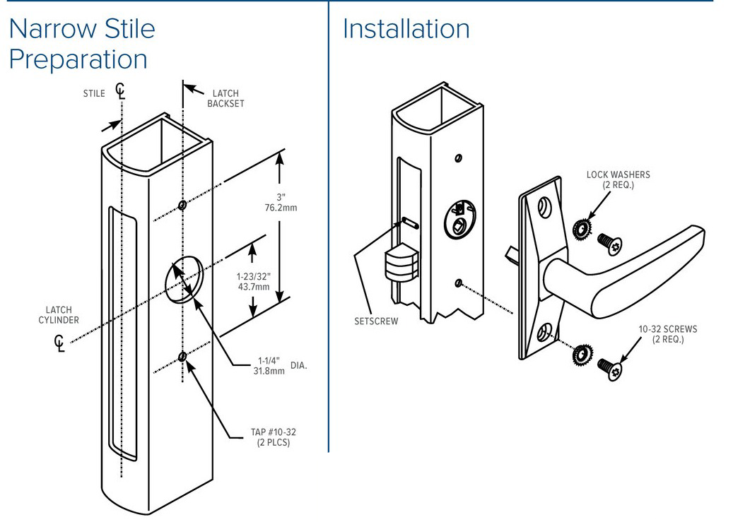 Adams Rite - 4560 - Deadlatch Handle - RH or RHR - Aluminum - for 4300/4500/4900 Deadlatches - UHS Hardware Adams Rite - 4560 - Deadlatch Handle - RH or RHR - Aluminum - for 4300/4500/4900 Deadlatches - UHS Hardware