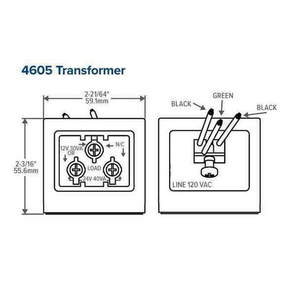 Adams Rite - 4605 - Transformer - Power Supply - 12/24VAC - UHS Hardware Adams Rite - 4605 - Transformer - Power Supply - 12/24VAC - UHS Hardware