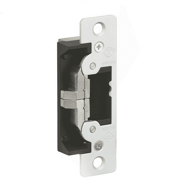 Adams Rite - 7430 - Electric Strike for Adams Rite or Deadlatches or Cylindrical Locks - 1/2" to 5/8" Latchbolt - Anodized Aluminum - Fail Safe/Fail Secure - 1-1/4" x 6-7/8" - Flat Radius Plate - 12/24 VDC - UHS Hardware