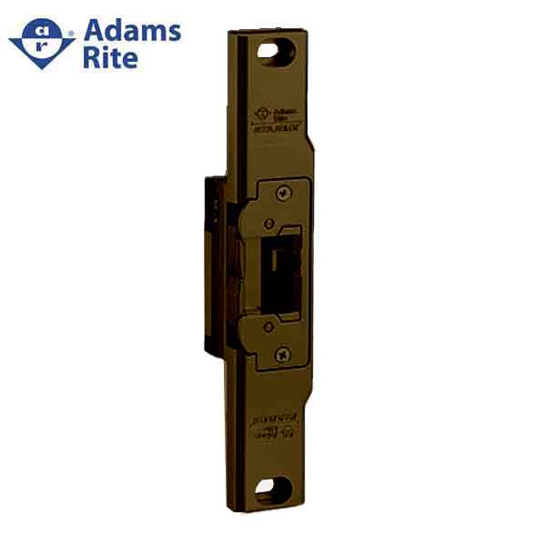 Adams Rite - 74R2 - Electric Strike for Narrow Stile Rim Exit Devices - 1/2" Pullman Latchbolt - Anodized Dark Bronze - Fail Safe/Fail Secure - 12/24 VDC - UHS Hardware Adams Rite - 74R2 - Electric Strike for Narrow Stile Rim Exit Devices - 1/2" Pullman Latchbolt - Anodized Dark Bronze - Fail Safe/Fail Secure - 12/24 VDC - UHS Hardware