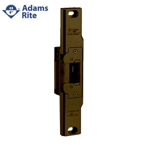 Adams Rite - 74R2 - Electric Strike for Narrow Stile Rim Exit Devices - 1/2" Pullman Latchbolt - Anodized Dark Bronze - Fail Safe/Fail Secure - 12/24 VDC - UHS Hardware Adams Rite - 74R2 - Electric Strike for Narrow Stile Rim Exit Devices - 1/2" Pullman Latchbolt - Anodized Dark Bronze - Fail Safe/Fail Secure - 12/24 VDC - UHS Hardware