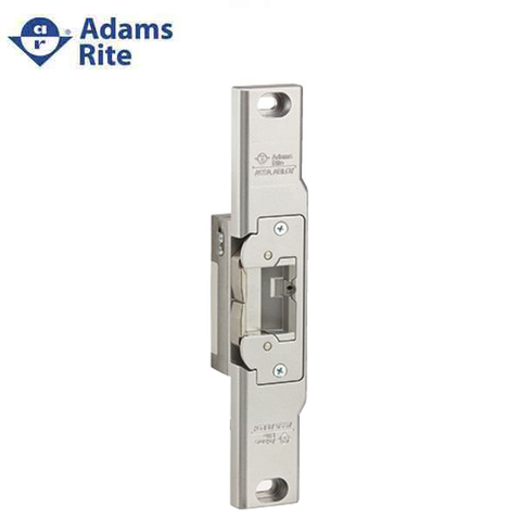 Adams Rite - 74R2 - Electric Strike for Narrow Stile Rim Exit Devices - 1/2" Pullman Latchbolt - Anodized Aluminum - Fail Safe/Fail Secure - 12/24 VDC - UHS Hardware Adams Rite - 74R2 - Electric Strike for Narrow Stile Rim Exit Devices - 1/2" Pullman Latchbolt - Anodized Aluminum - Fail Safe/Fail Secure - 12/24 VDC - UHS Hardware
