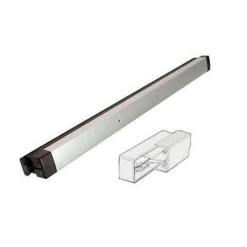 Adams Rite - 8099 - Narrow Stile - Electrified Surface Exit Device - Dummy Function - (M1) Monitor Switch - 36" - Anodized Aluminum - UHS Hardware Adams Rite - 8099 - Narrow Stile - Electrified Surface Exit Device - Dummy Function - (M1) Monitor Switch - 36" - Anodized Aluminum - UHS Hardware