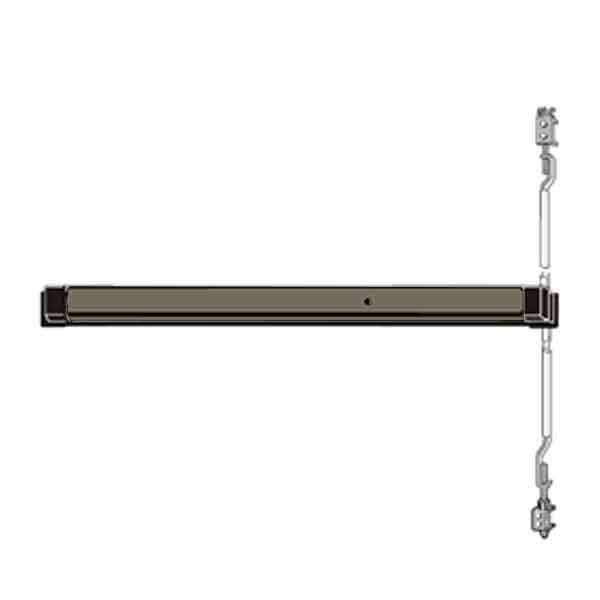 Adams Rite - 8622-MLR - Narrow Stile - Concealed Vertical Rod Exit Device - 36" - Anodized Dark Bronze - Motorized Latch Retraction (MLR) - UHS Hardware Adams Rite - 8622-MLR - Narrow Stile - Concealed Vertical Rod Exit Device - 36" - Anodized Dark Bronze - Motorized Latch Retraction (MLR) - UHS Hardware